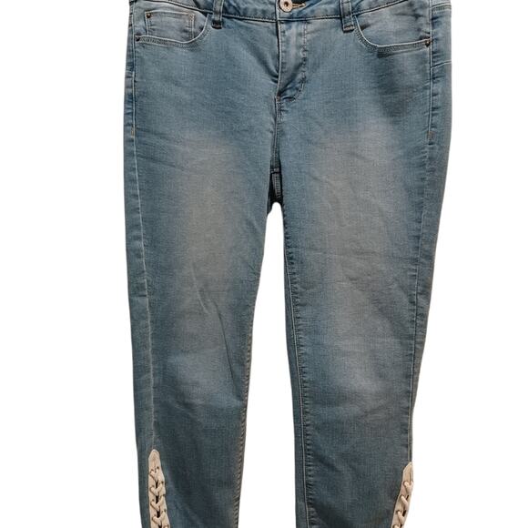 THORN Universal Fit Jeans with Ankle Lacings Size 8 - Picture 1 of 5